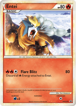 Entei #HGSS20 — Pokemon Promo