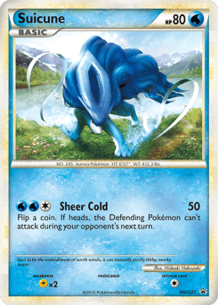 Suicune #HGSS21 — Pokemon Promo