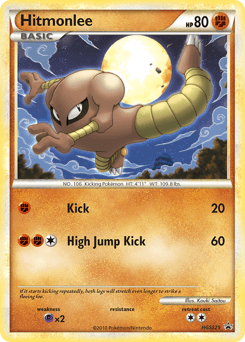 Hitmonlee #HGSS25 — Pokemon Promo