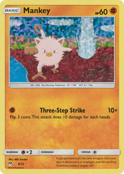 Mankey #8 — Pokemon McDonalds 2019