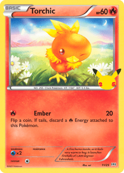 Torchic #11 — Pokemon McDonalds 2021