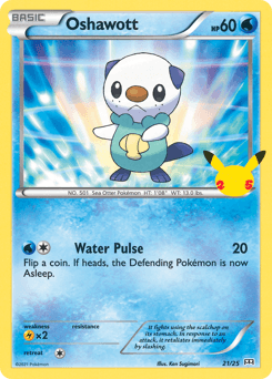 Oshawott #21 — Pokemon McDonalds 2021