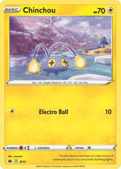 Chinchou #8 — Pokemon McDonalds 2022