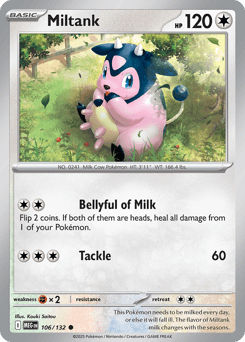 Miltank #106 — Pokemon Mega Evolution