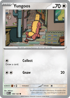 Yungoos #109 — Pokemon Mega Evolution
