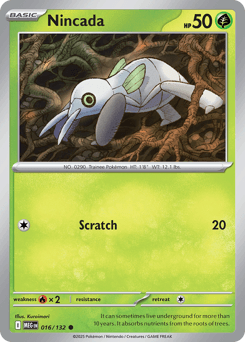 Nincada #16 — Pokemon Mega Evolution