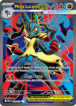 Mega Lucario Ex #160 — Pokemon Mega Evolution