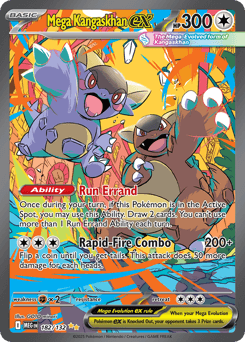 Mega Kangaskhan ex #182 — Pokemon Mega Evolution
