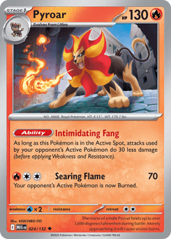 Pyroar #24 — Pokemon Mega Evolution