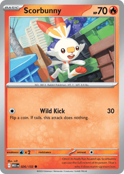 Scorbunny #26 — Pokemon Mega Evolution