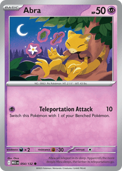 Abra #54 — Pokemon Mega Evolution