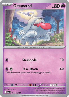 Greavard #65 — Pokemon Mega Evolution