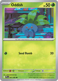 Oddish #1 — Pokemon Phantasmal Flames
