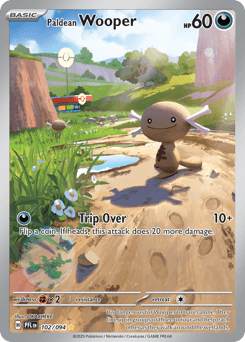 Paldean Wooper #102 — Pokemon Phantasmal Flames