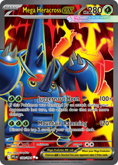 Mega Heracross ex #108 — Pokemon Phantasmal Flames