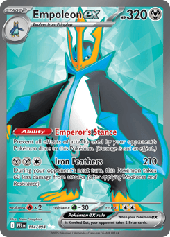 Empoleon ex #114 — Pokemon Phantasmal Flames