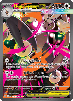 Mega Lopunny ex #128 — Pokemon Phantasmal Flames