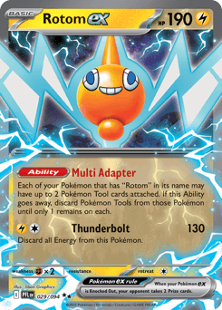 Rotom ex #29 — Pokemon Phantasmal Flames