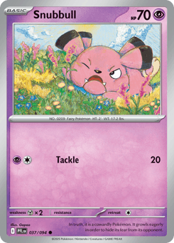 Snubbull #37 — Pokemon Phantasmal Flames