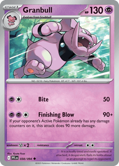 Granbull #38 — Pokemon Phantasmal Flames