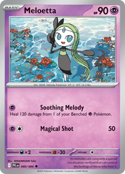 Meloetta #40 — Pokemon Phantasmal Flames