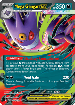 Mega Gengar ex #56 — Pokemon Phantasmal Flames