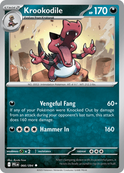 Krookodile #66 — Pokemon Phantasmal Flames