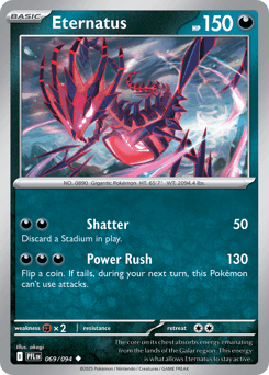 Eternatus #69 — Pokemon Phantasmal Flames