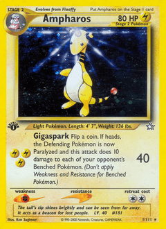 Ampharos #1 — Pokemon Neo Genesis