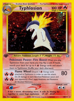 Typhlosion #18 — Pokemon Neo Genesis