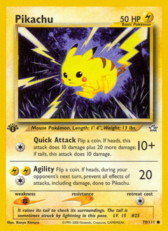Pikachu #70 — Pokemon Neo Genesis