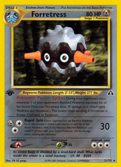 Forretress #21 — Pokemon Neo Discovery