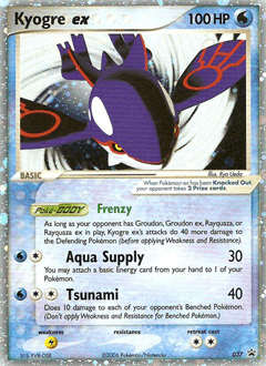 Kyogre EX #37 — Pokemon Promo