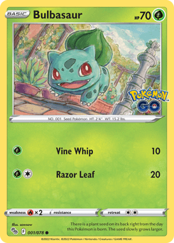 Bulbasaur #1 — Pokemon Go