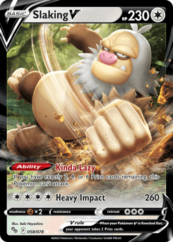 Slaking V #58 — Pokemon Go