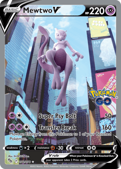 Mewtwo V #72 — Pokemon Go