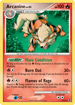 Arcanine #1 — Pokemon Rising Rivals