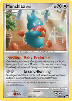 Munchlax #70 — Pokemon Rising Rivals