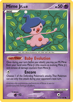 Mime Jr. #115 — Pokemon Supreme Victors
