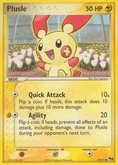 Plusle #13 — Pokemon POP Series 1