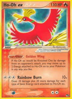 Ho-Oh EX #17 — Pokemon POP Series 3