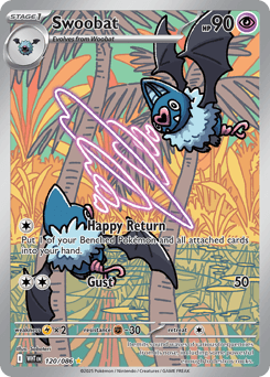 Swoobat #120 — Pokemon White Flare