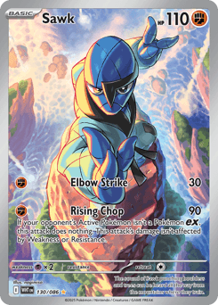 Sawk #130 — Pokemon White Flare