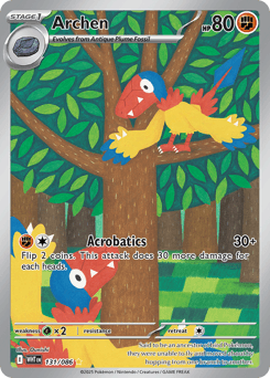 Archen #131 — Pokemon White Flare