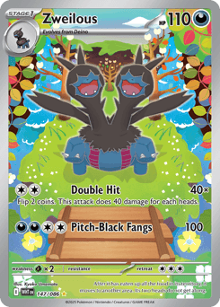 Zweilous #147 — Pokemon White Flare