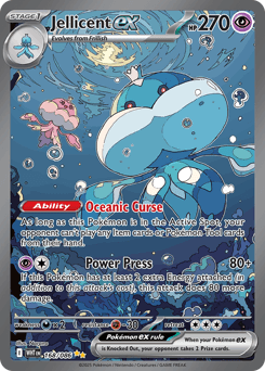 Jellicent ex #168 — Pokemon White Flare