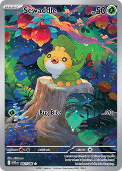 Sewaddle #87 — Pokemon White Flare