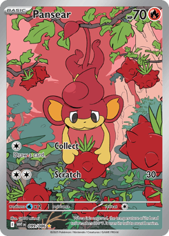 Pansear #99 — Pokemon White Flare