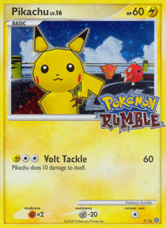 Pikachu #7 — Pokemon Rumble