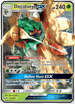 Decidueye GX #12 — Pokemon Sun & Moon